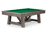 Brunswick Billiards Botanic 8' Pool Table in Dark Charcoal