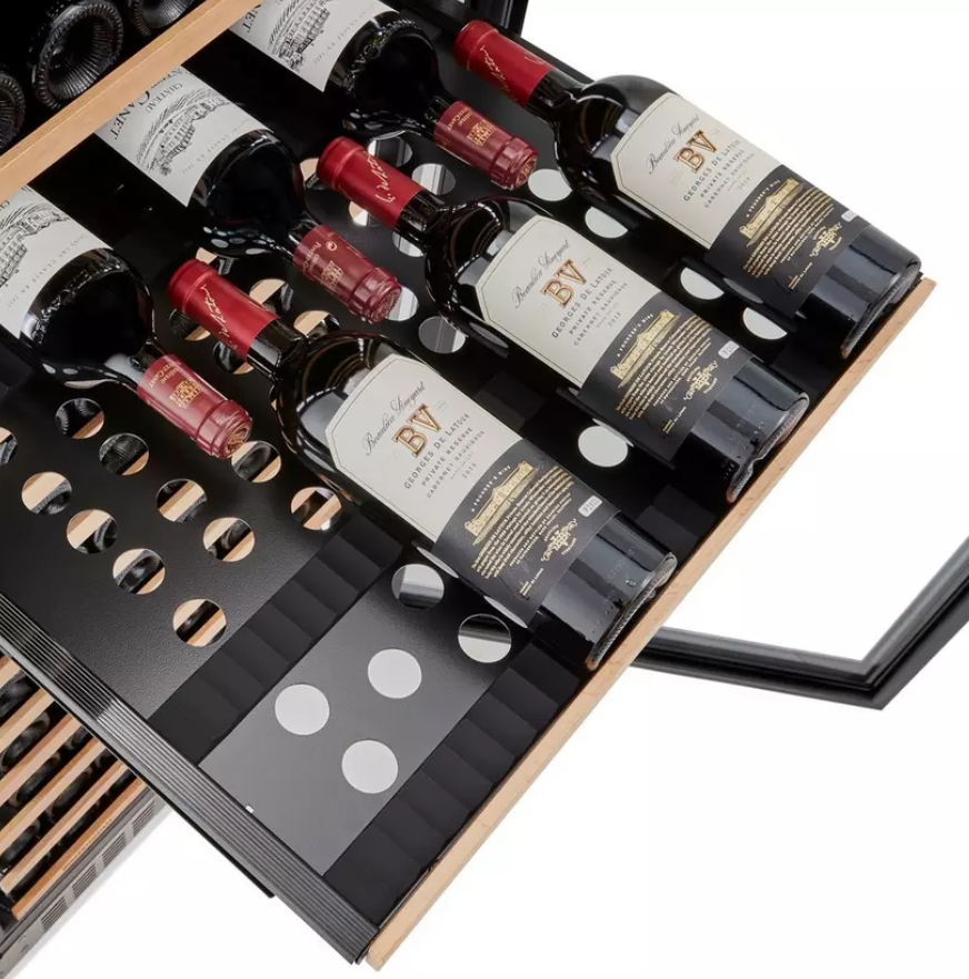 Latitude L 26" Smart Wi-Fi Dual Zone MAX Wine Cellar with Luxury Spacing and Steady-Temp Cooling