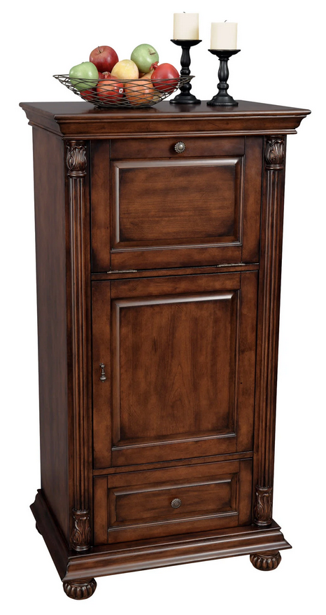 Howard Miller Cognac Wine Cabinet