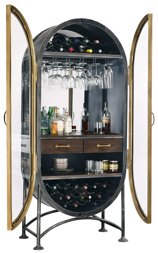 Howard Miller Boilermaker Wine & Bar Cabinet