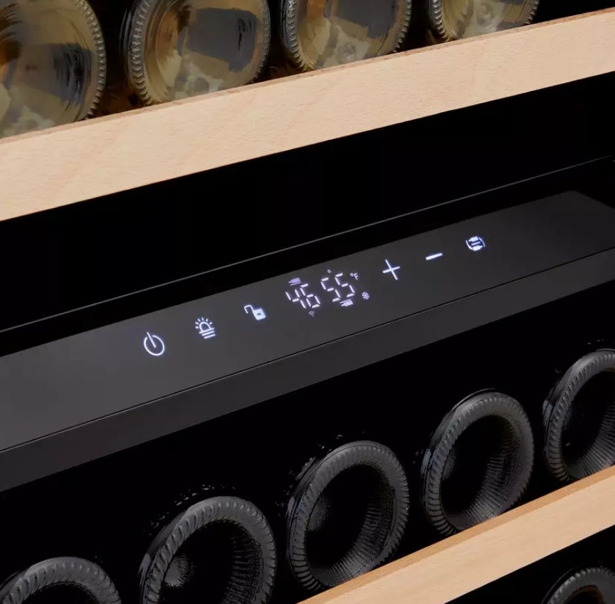 Latitude L 26" Smart Wi-Fi Dual Zone MAX Wine Cellar with Luxury Spacing and Steady-Temp Cooling