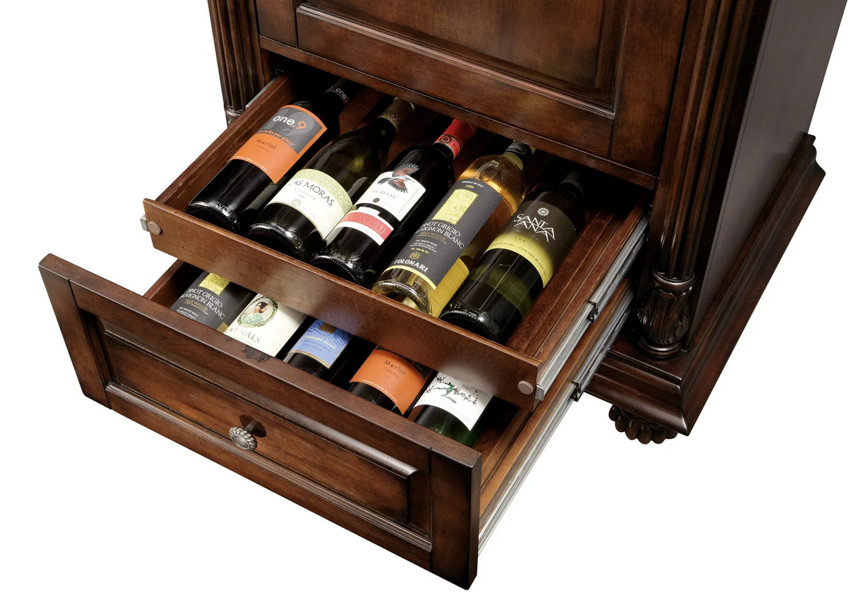 Howard Miller Cognac Wine Cabinet