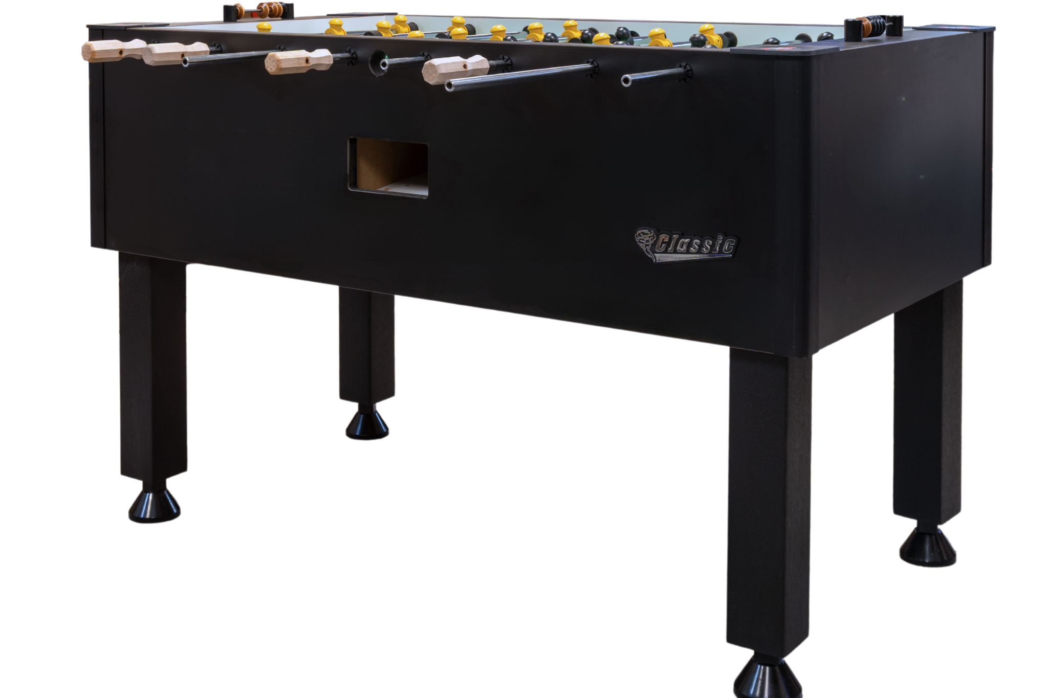 Tornado Classic II Foosball Table Noin-Coin in Black Suede