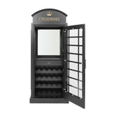 RAM Game Room Old English Telephone Booth Bar Cabinet
