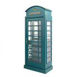 RAM Game Room Old English Telephone Booth Bar Cabinet