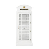 RAM Game Room Old English Telephone Booth Bar Cabinet