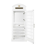 RAM Game Room Old English Telephone Booth Bar Cabinet