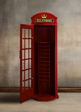 RAM Game Room Old English Telephone Booth Cue Holder