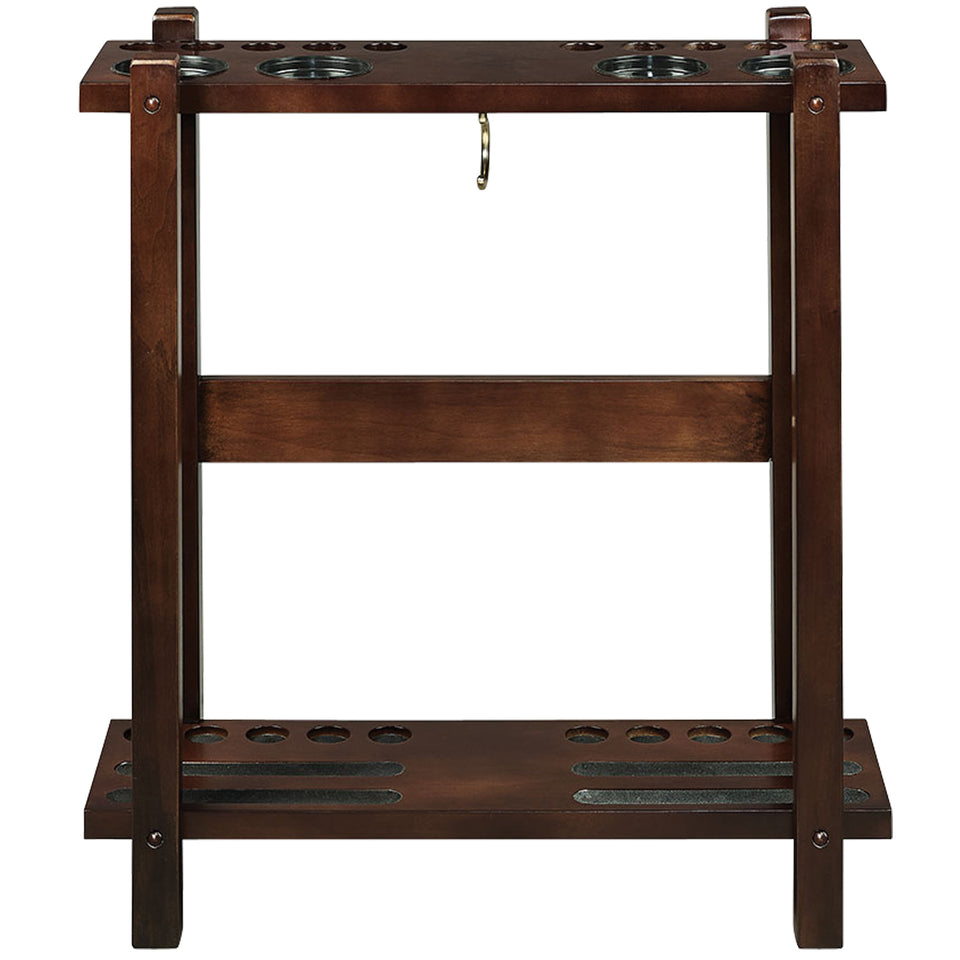 RAM Game Room Straight Floor Cue Rack - Cappuccino