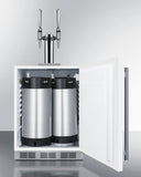 Summit Commercial 24" Wide Built-In Nitro Coffee Kegerator, ADA Compliant