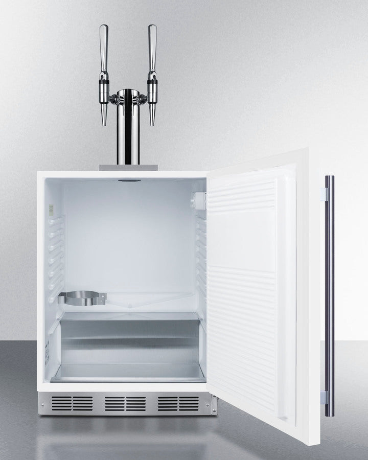 Summit Commercial 24" Wide Built-In Nitro Coffee Kegerator, ADA Compliant