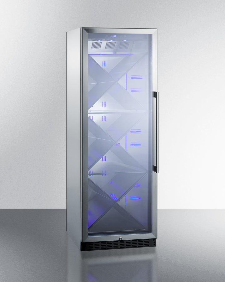 Summit Commercial 24" Wide Single Zone Stainless Steel Commercial Wine Cellar