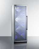 Summit Commercial 24" Wide Single Zone Stainless Steel Commercial Wine Cellar
