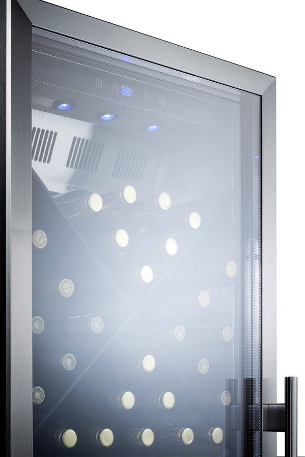 Summit Commercial 24" Wide Single Zone Stainless Steel Commercial Wine Cellar