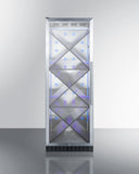 Summit Commercial 24" Wide Single Zone Stainless Steel Commercial Wine Cellar