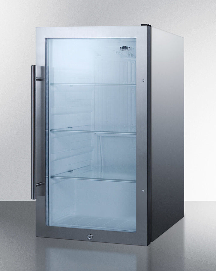 Summit Shallow Depth Indoor/Outdoor Beverage Cooler