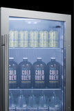 Summit Shallow Depth Indoor/Outdoor Beverage Cooler