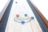 Playcraft 12' Santa Fe Pro-Style Shuffleboard Table in Cocoa Bean