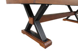 Playcraft 12' Santa Fe Pro-Style Shuffleboard Table in Cocoa Bean