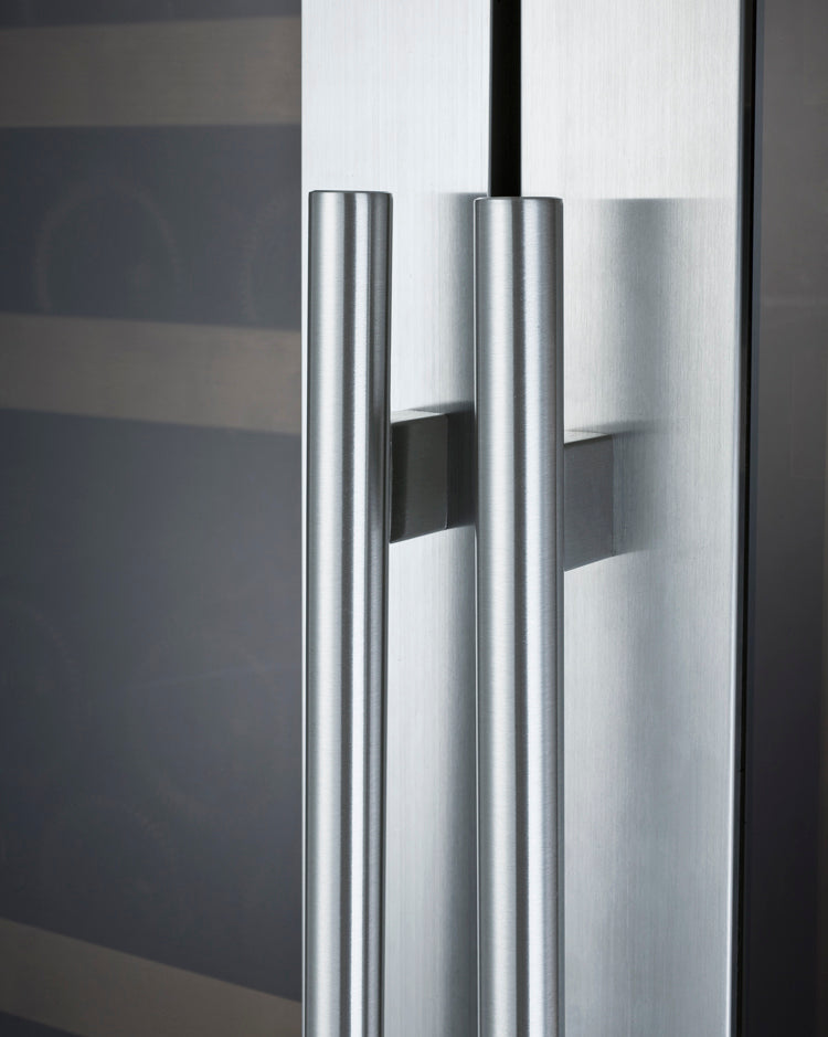 Allavino 47" Wide FlexCount II Tru-Vino 354 Bottle Dual Zone Stainless Steel Side-by-Side Wine Refrigerator
