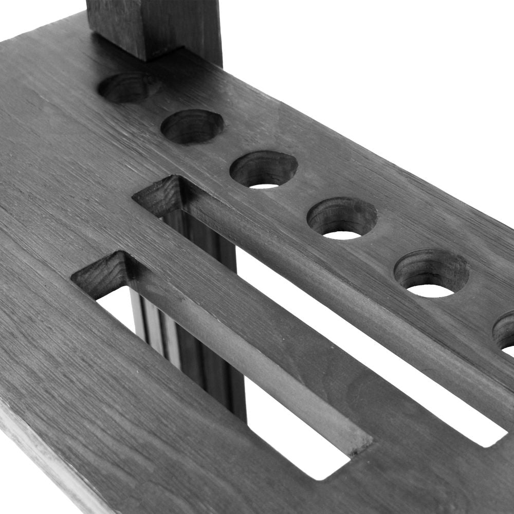 Imperial Rectangle Floor Rack in Silver Mist