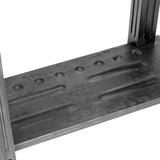 Imperial Rectangle Floor Rack in Silver Mist