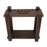 Imperial Rectangle Floor Rack in Weathered Dark Chestnut