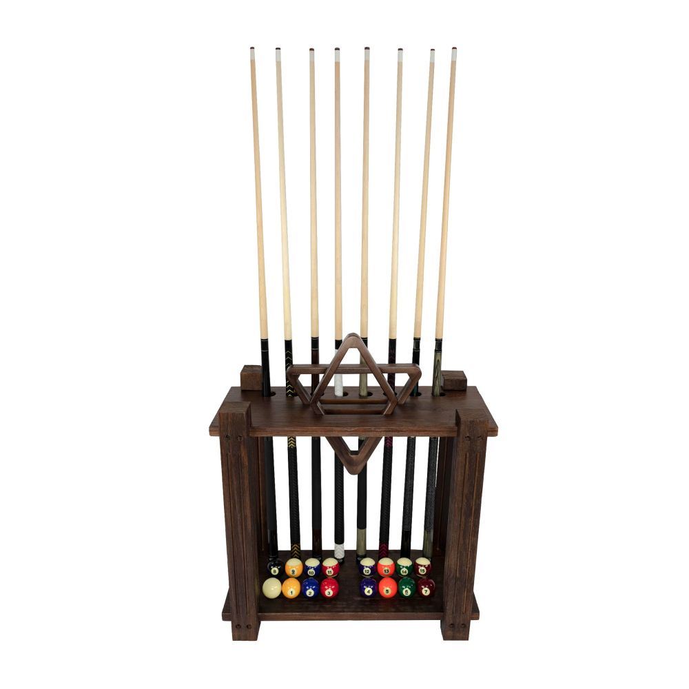 Imperial Rectangle Floor Rack in Weathered Dark Chestnut