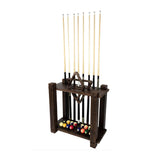 Imperial Rectangle Floor Rack in Weathered Dark Chestnut