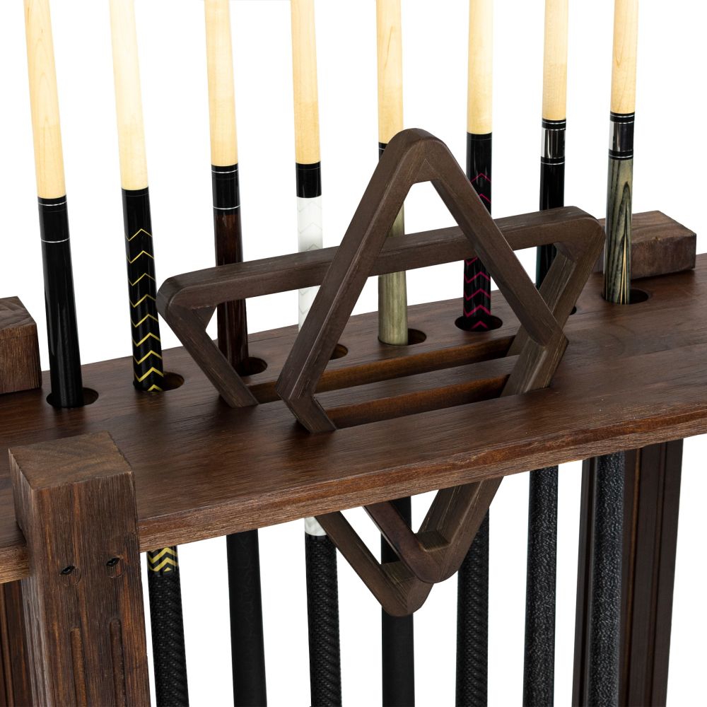 Imperial Rectangle Floor Rack in Weathered Dark Chestnut