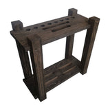 Imperial Rectangle Floor Rack in Weathered Dark Chestnut