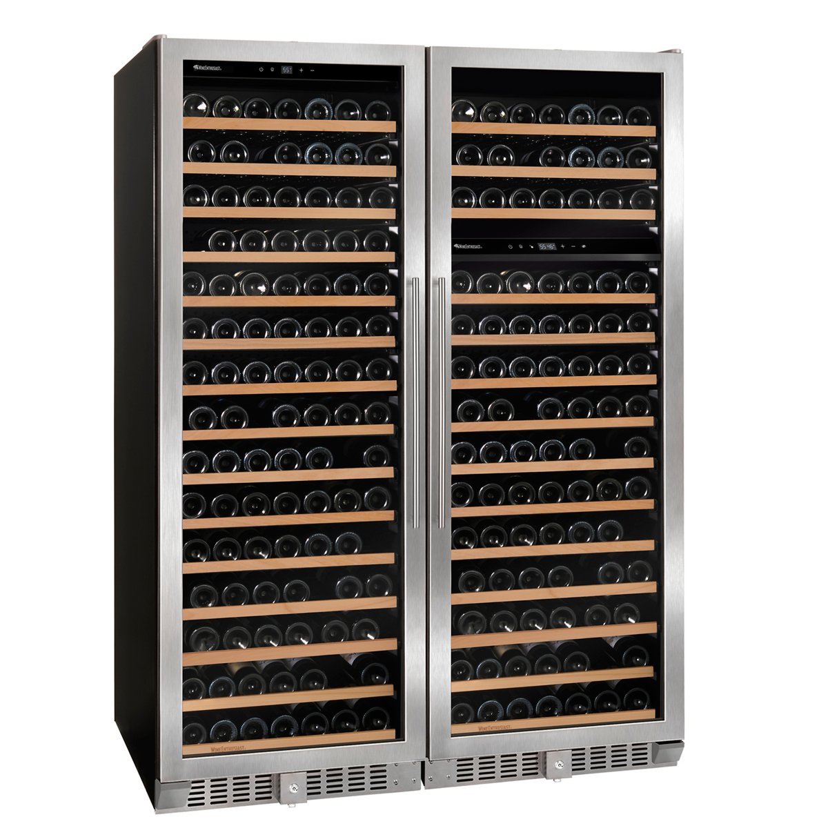 N'FINITY Double LXi Single Zone + LX Dual Zone Max Wine Cellar (Stainless Steel Door)