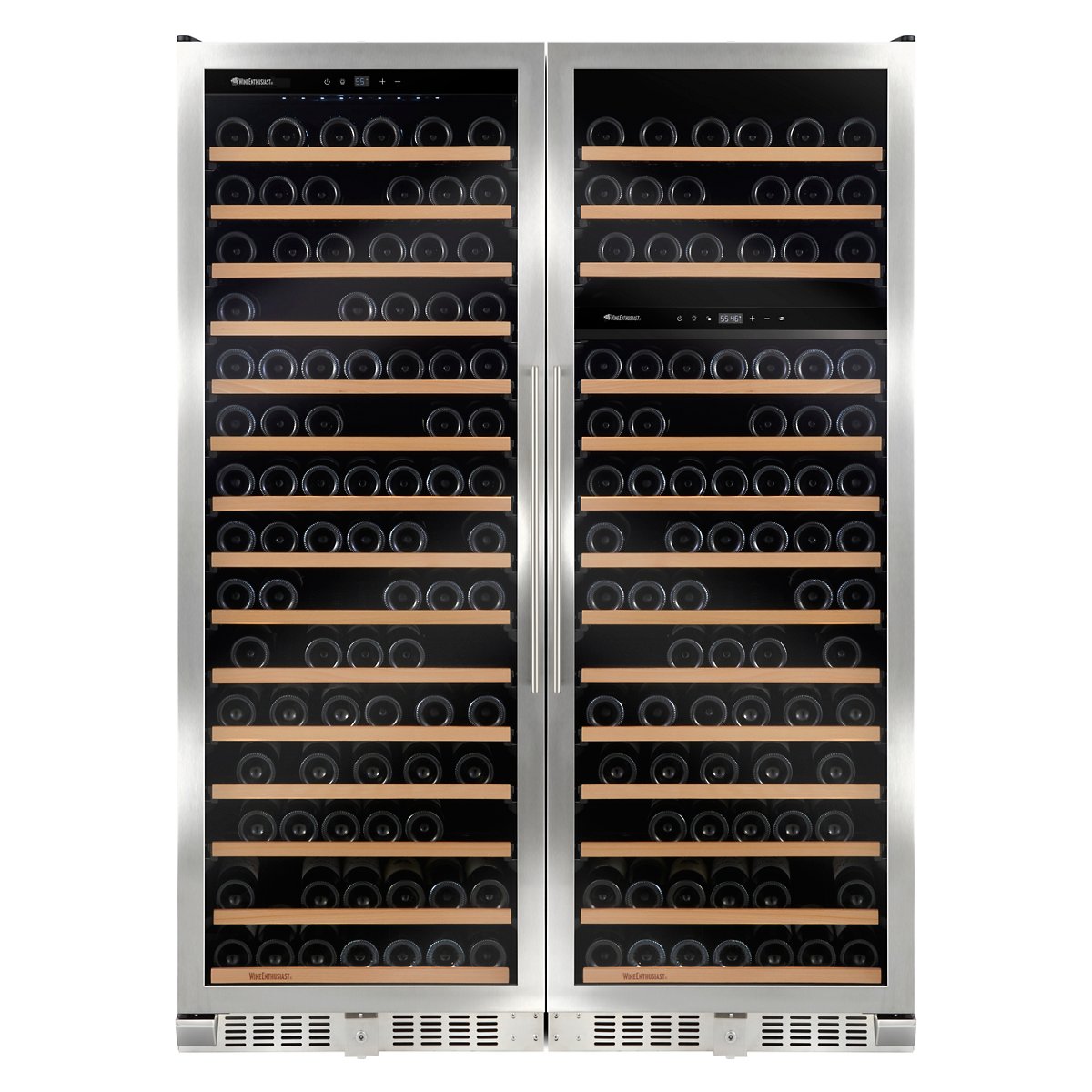 N'FINITY Double LXi Single Zone + LX Dual Zone Max Wine Cellar (Stainless Steel Door)
