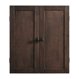 Imperial Dart Cabinet in Weathered Dark Chestnut