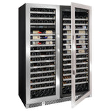 Vinotheque Double Café Single Zone + Dual Zone MAX Wine Cellar (Stainless Steel Door)