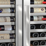 Vinotheque Double Café Single Zone + Dual Zone MAX Wine Cellar (Stainless Steel Door)