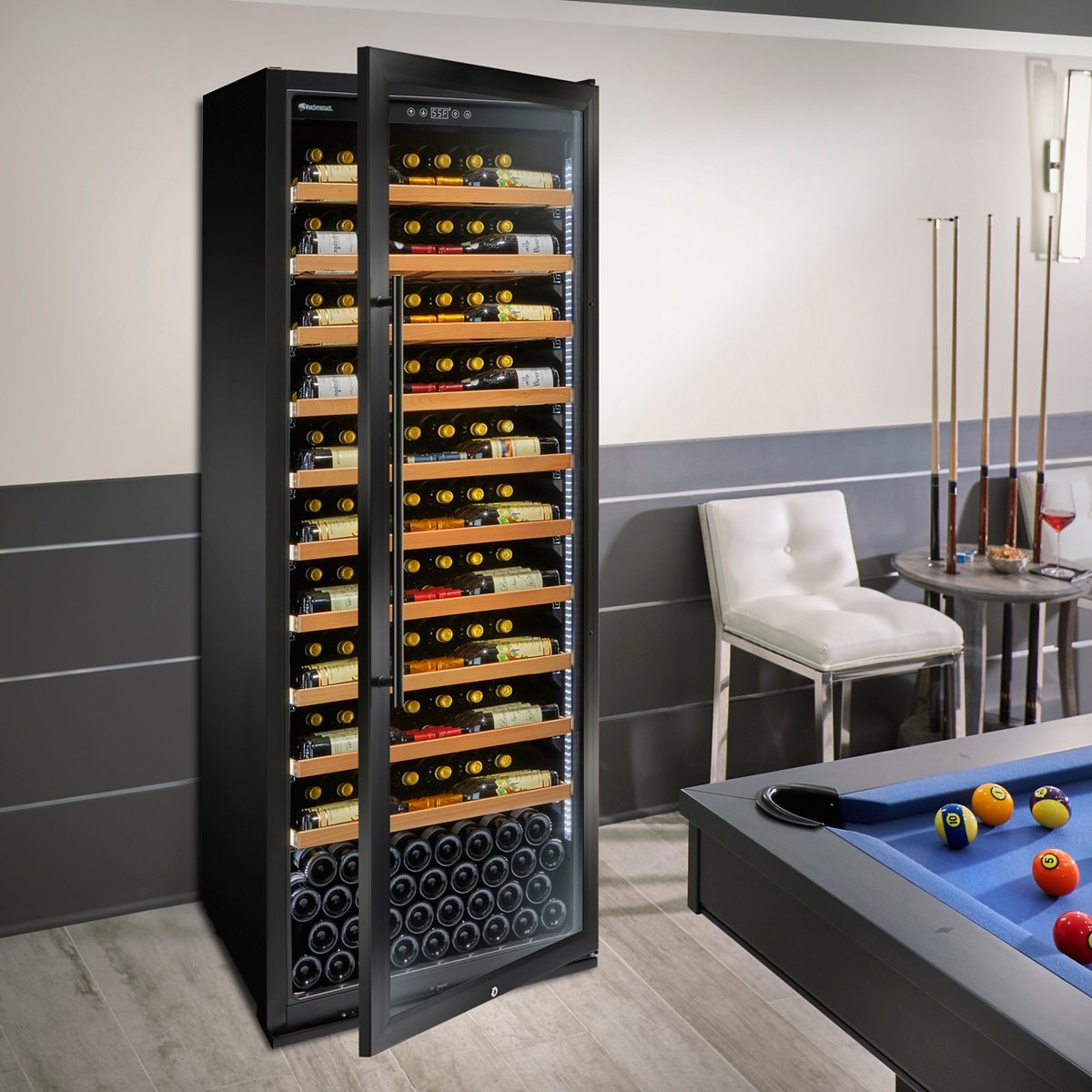 Classic XL 300-Bottle Wine Cellar with VinoView Shelving