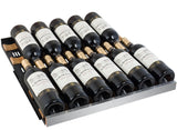 Allavino 47" Wide FlexCount II Tru-Vino 354 Bottle Dual Zone Stainless Steel Side-by-Side Wine Refrigerator