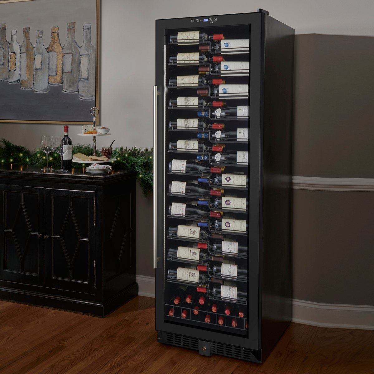 Wine Enthusiast VinoView 155-Bottle Wine Cellar