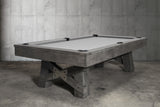 Nixon Georgia 8' Slate Pool Table in Grayson Grey Finish w/ Dining Top Option