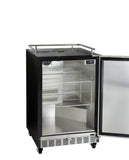 Kegco Full Size Digital Commercial Undercounter Kegerator with X-CLUSIVE Premium Direct Draw Kit - Left Hinge