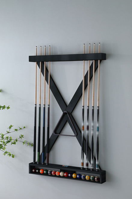 Playcraft X Style Hardwood Billiard Wall Racks