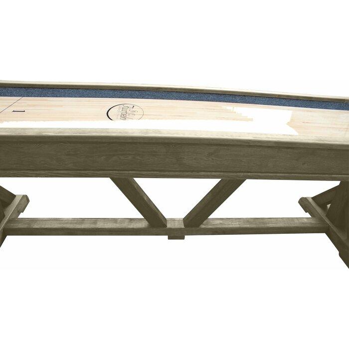 Playcraft Brazos River 14' Pro-Style Shuffleboard Table In Weathered Gray