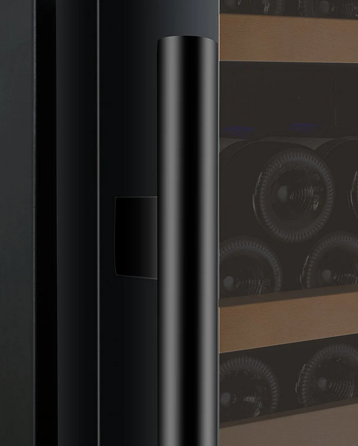 Allavino 47" Wide FlexCount II Tru-Vino 354 Bottle Dual Zone Black Side-by-Side Wine Refrigerator
