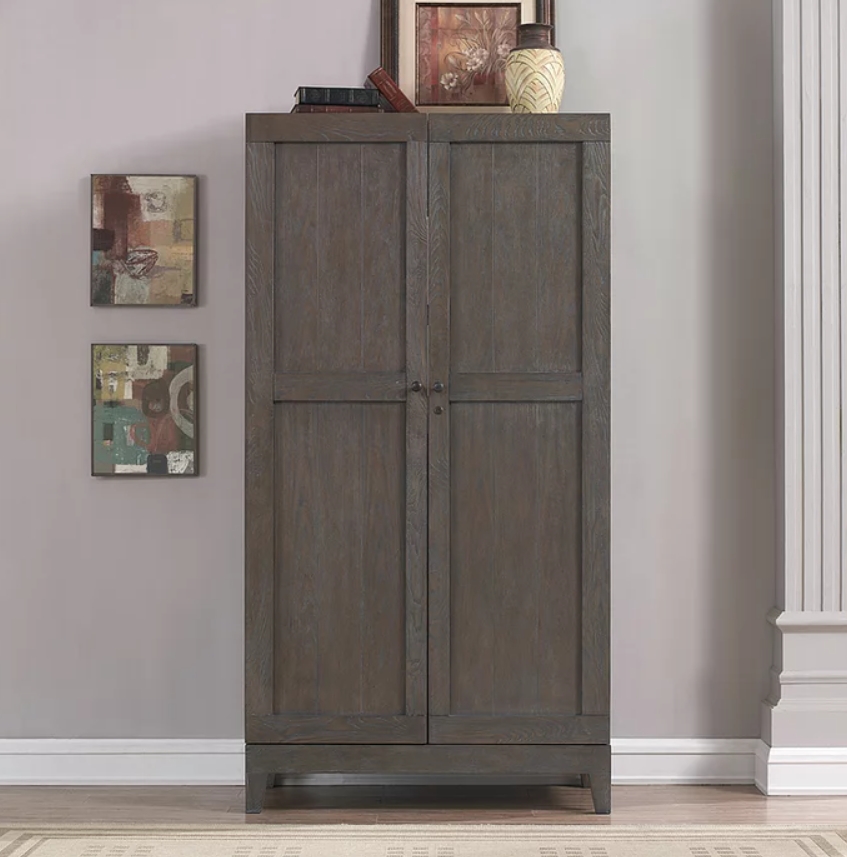 American Heritage Billiards Fairfield Wine Cabinet In Glacier