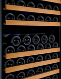 Allavino 47" Wide FlexCount II Tru-Vino 354 Bottle Dual Zone Black Side-by-Side Wine Refrigerator