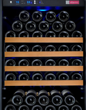 Allavino 47" Wide FlexCount II Tru-Vino 344 Bottle Four Zone Black Side-by-Side Wine Refrigerator