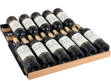 Allavino 47" Wide FlexCount II Tru-Vino 354 Bottle Dual Zone Black Side-by-Side Wine Refrigerator