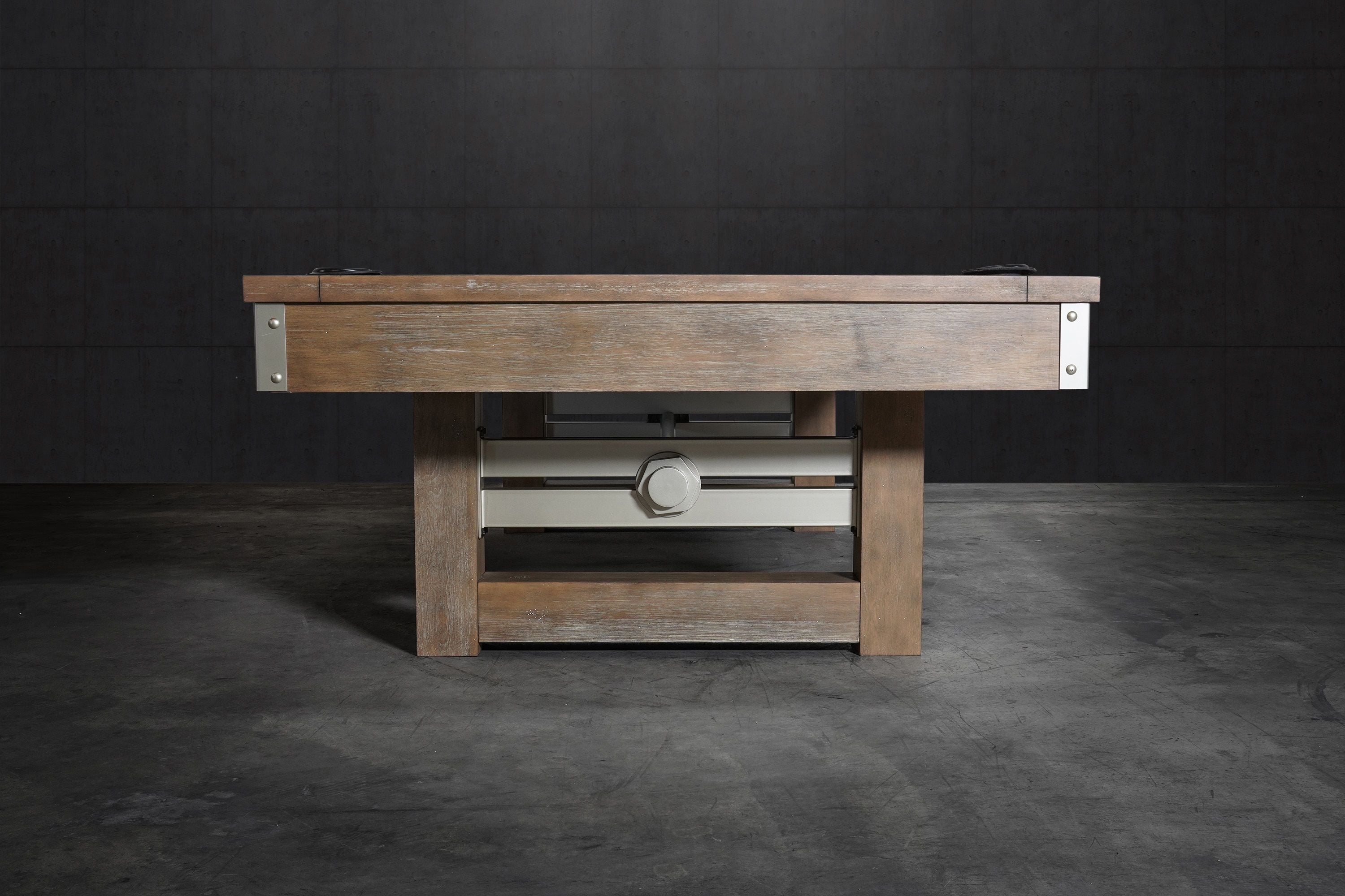 Nixon Bryant 7' Slate Pool Table in Weathered Natural Finish w/ Dining Top Option