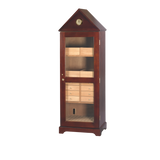 Quality Importers Quality 3000 Ct. Verona Cigar Humidor Cabinet in Mahogany